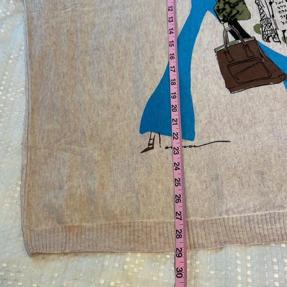 🍁Orange NWT longsleeve, oversize sweater with rabbit hair - Picture 7 of 9